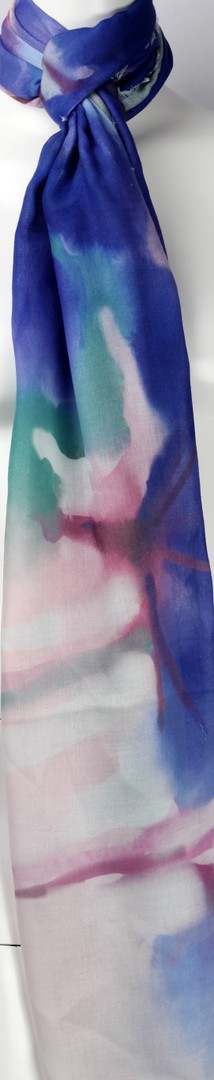 Alice & Lily printed scarf blue Style: SC/4453/Ltd. Ed. image 0
